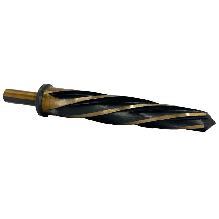 15/16" HSS Black & Gold 1/2" Straight Shank Bridge Reamer
