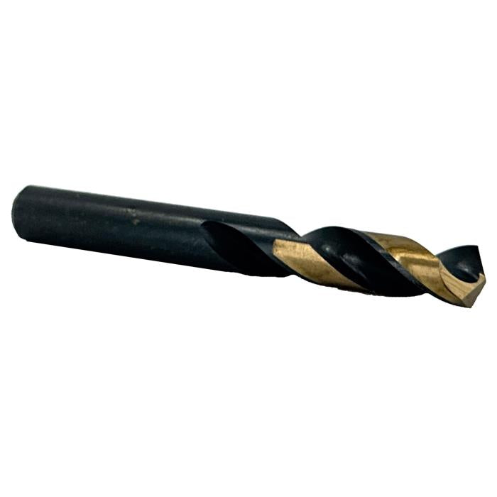 29/64" HSS Black & Gold Split Point Stub Drill Bit, Contractor Series