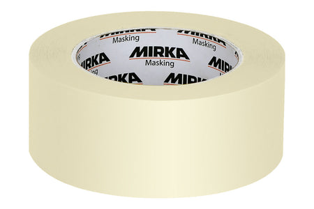 Mirka Masking Tape 100˚C White Line .71 in x 164', 48/Pack