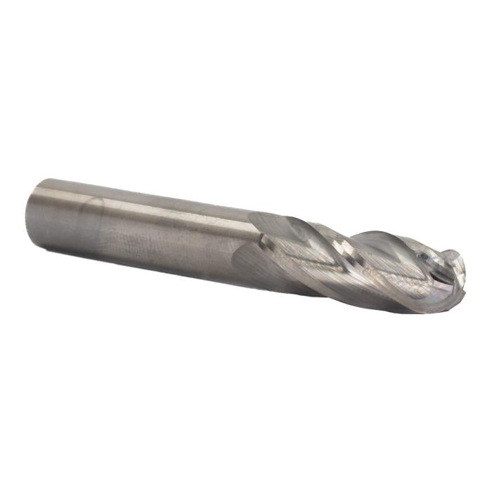 1/4" Carbide 4 Flute Single End Ball End Mill