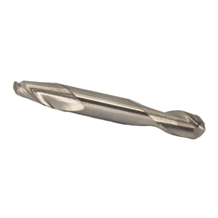 5/64" Carbide 2 Flute Double End Stub Ball End Mill