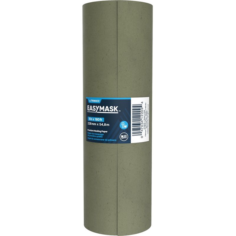 Trimaco 12209 G9 9" x 60Yd Easy Mask Green Premium Masking Paper