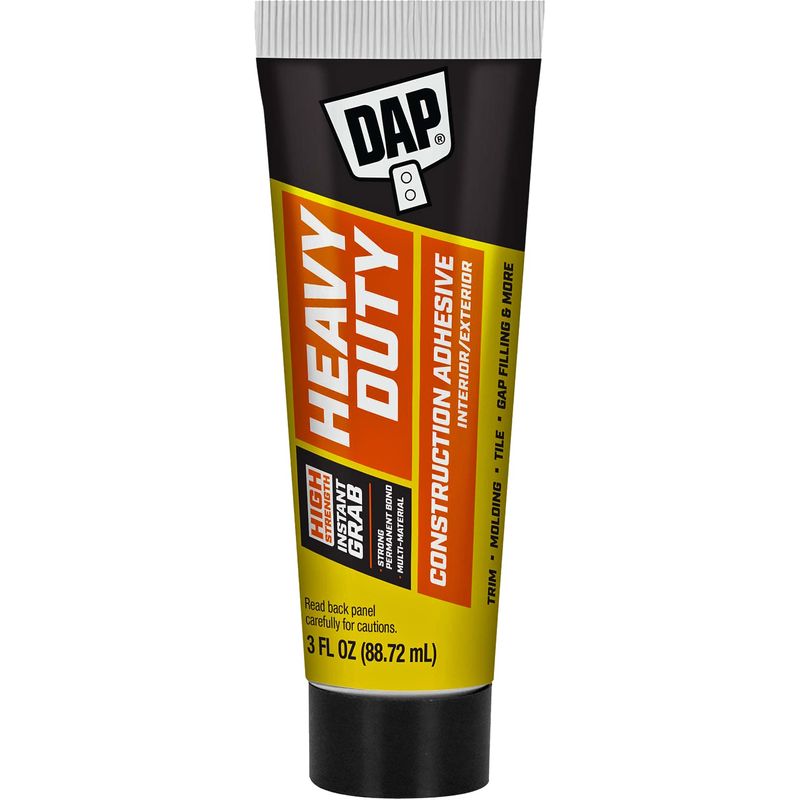 DAP 00160 3oz Heavy Duty Adhesive Caulk- Carded