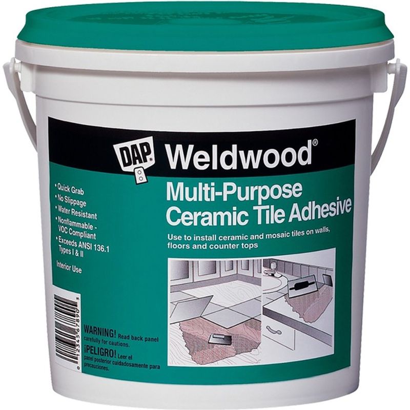 DAP 25192 1gal Weldwood Multi-Purpose Ceramic Tile Adhesive