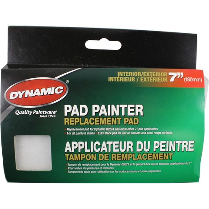 Dynamic 00222 7" Premium Interior/Exterior Pad Painter Refill (For 00224)