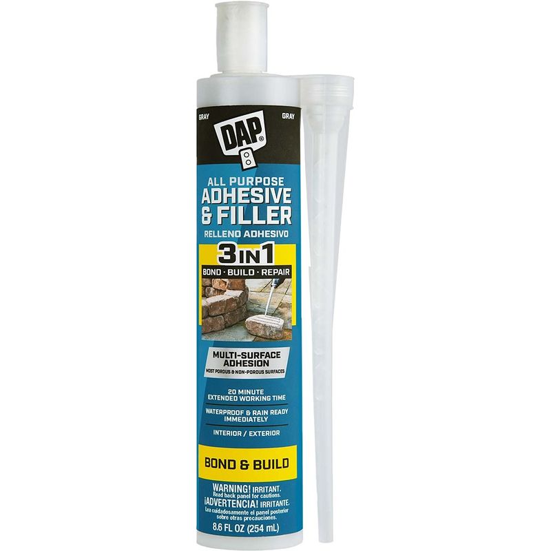 DAP 28000 8.6oz Gray All Purpose Adhesive & Filler