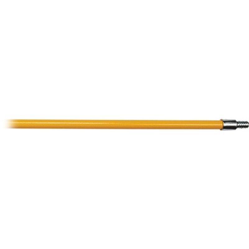 Dynamic 00345 60" Yellow Fiberglass Extension Pole w/Metal Threaded Tip