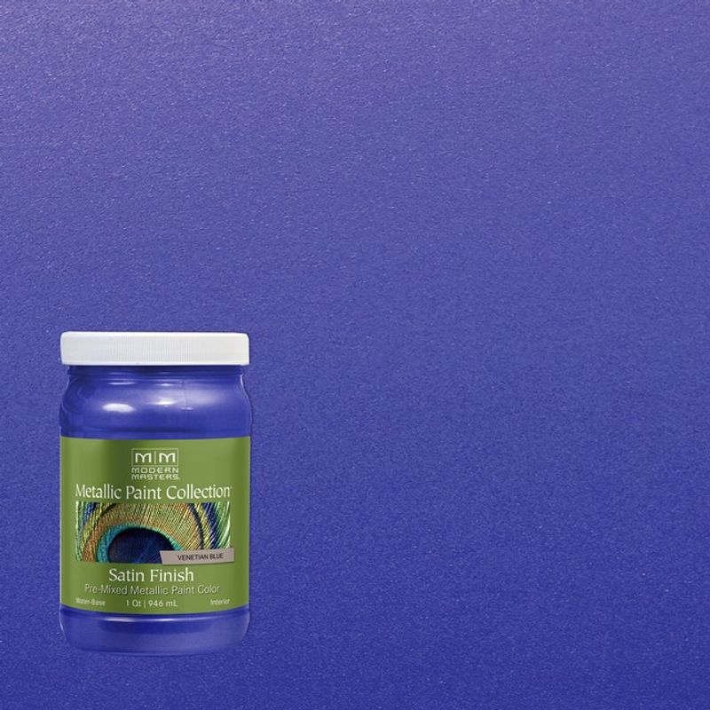 Modern Masters ME429 30oz Venetian Blue Metallic Paint