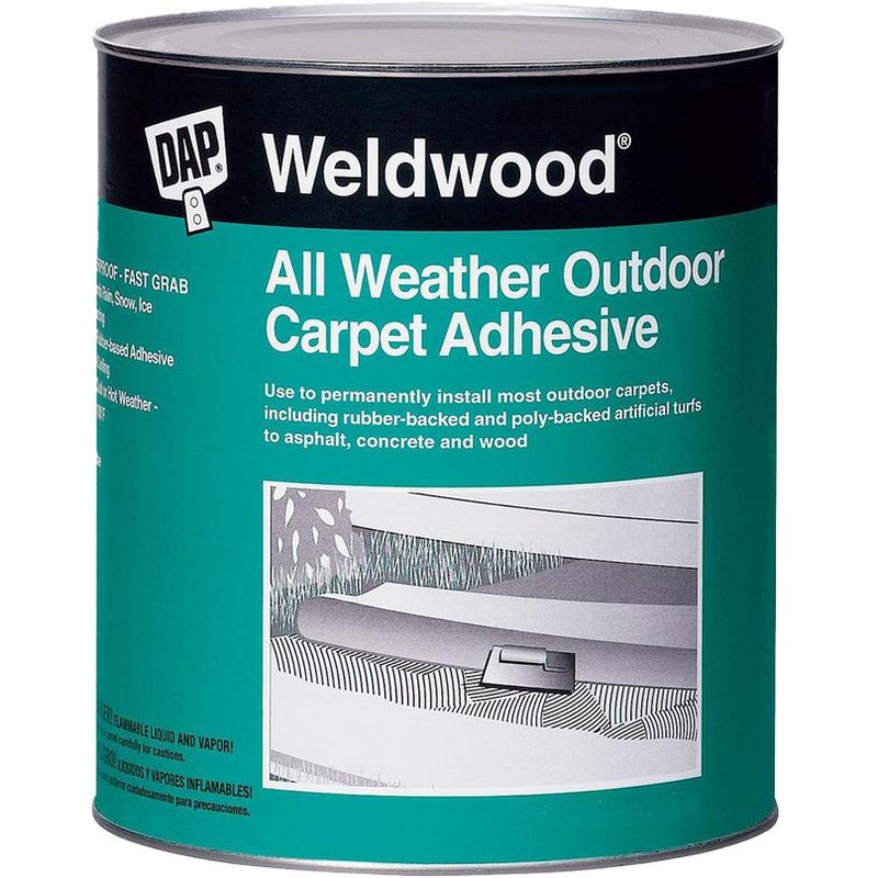DAP 00443 1gal Weldwood All Weather Outdoor Carpet Adhesive