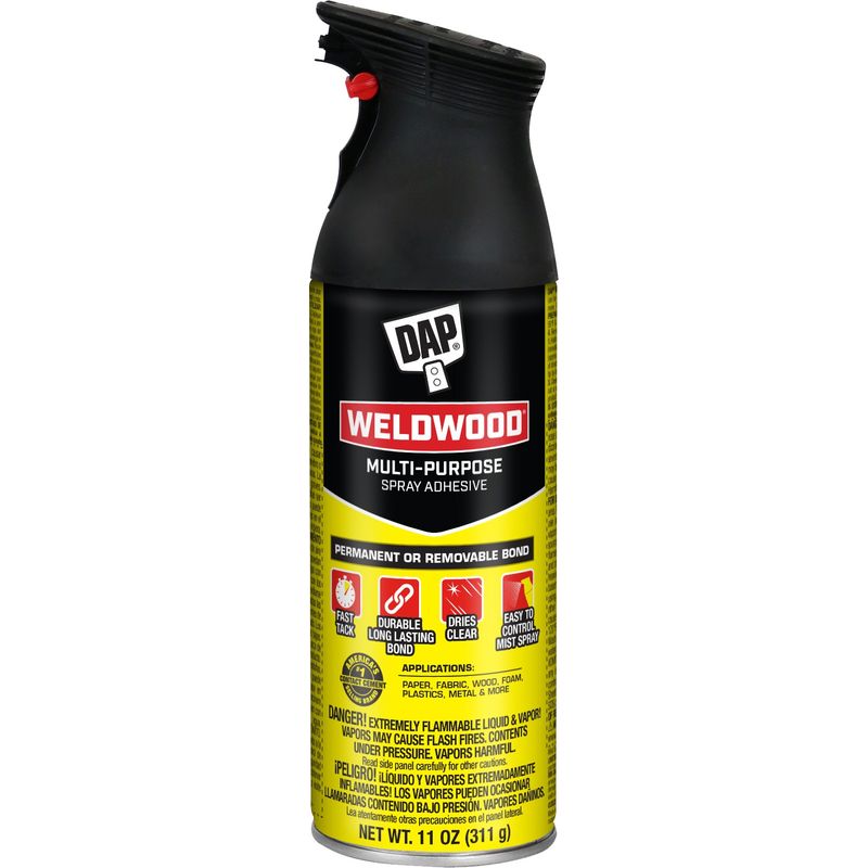 DAP 00124 11oz Weldwood Multi Purpose Spray Adhesive