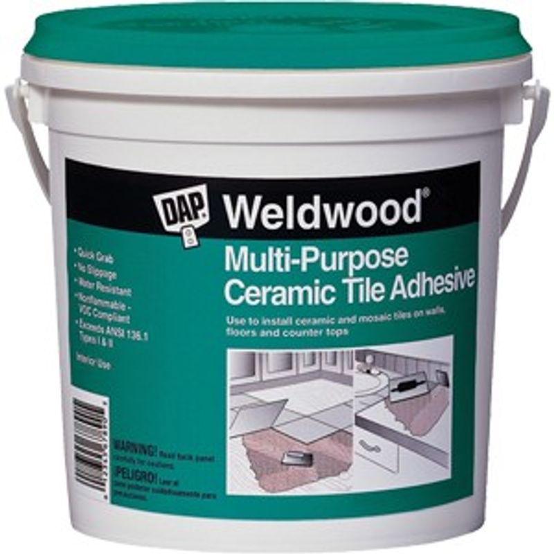 DAP 25190 qt Weldwood Multi-Purpose Ceramic Tile Adhesive