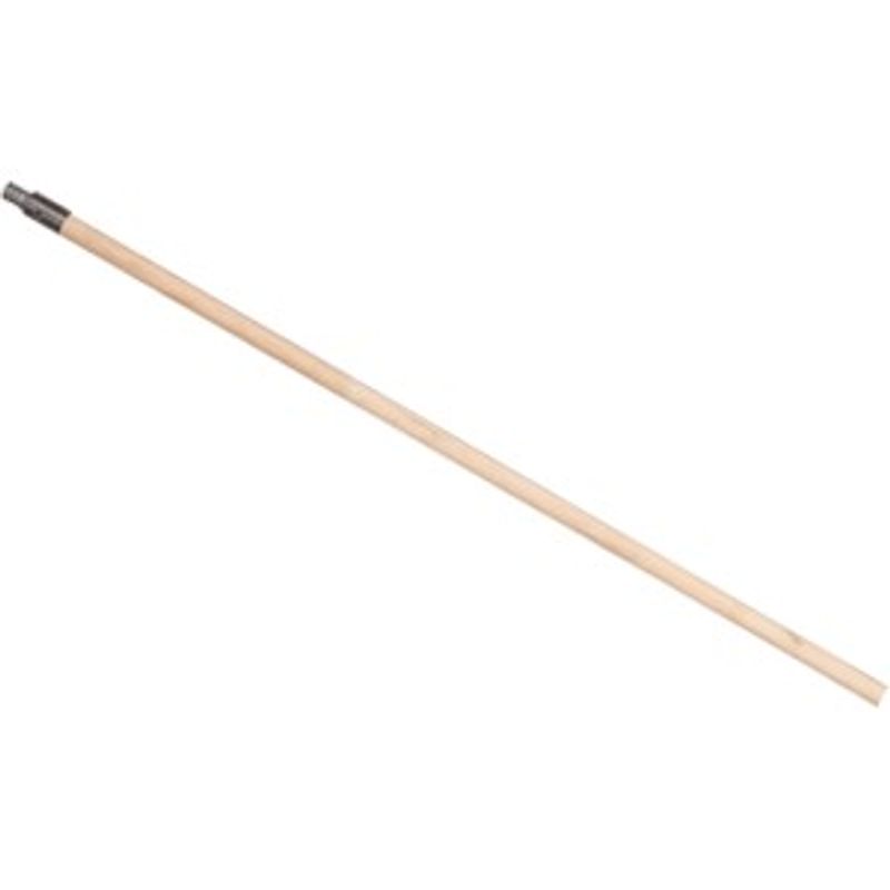 Dynamic 00369 60" x 1-1/8" Wooden Extension Pole w/Metal Threaded Tip