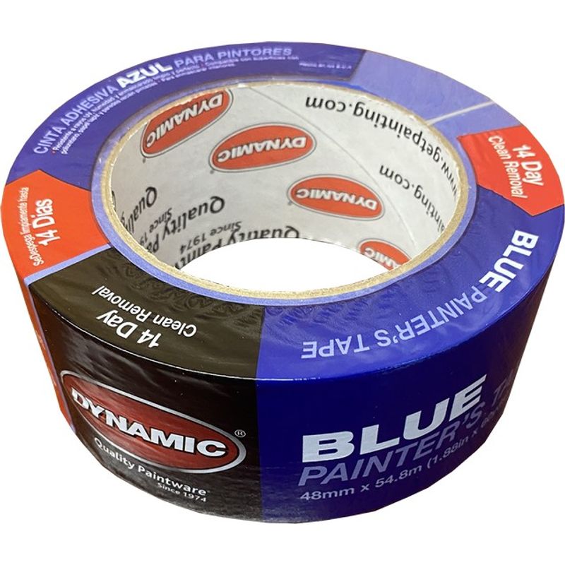 Dynamic 99766 1.88" (48mm) x 60yd Premium Painters Blue Masking Tape
