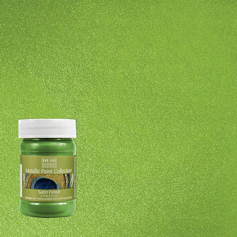 Modern Masters ME706 5.5oz Green Apple Metallic Paint