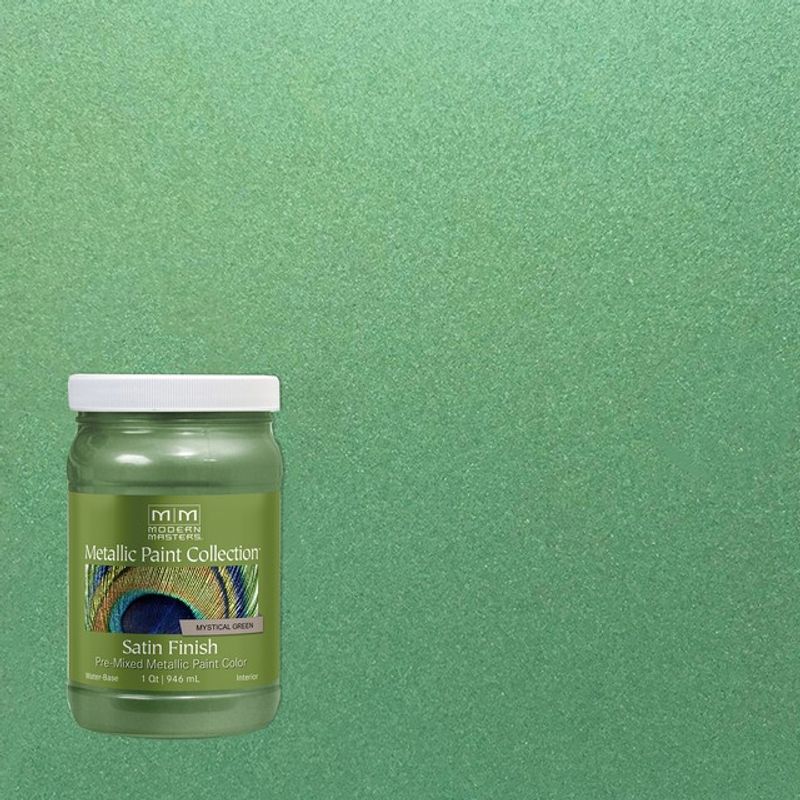 Modern Masters ME434 30oz Mystical Green Metallic Paint