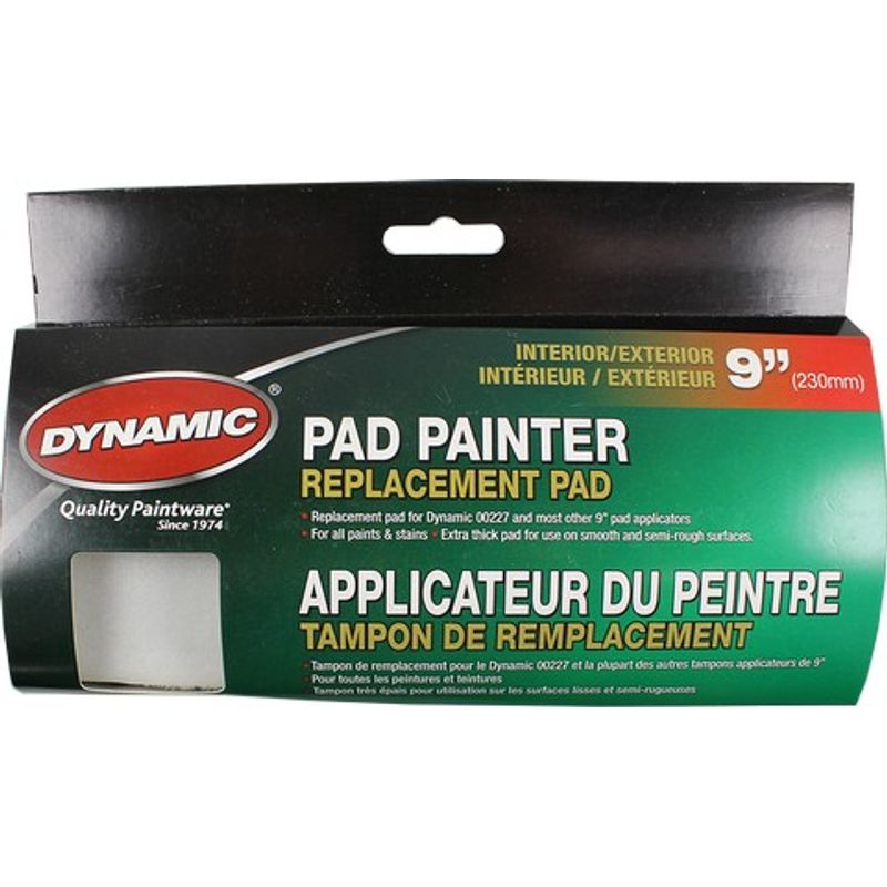 Dynamic 00223 9" Premium Interior/Exterior Pad Painter Refill (For 00227)