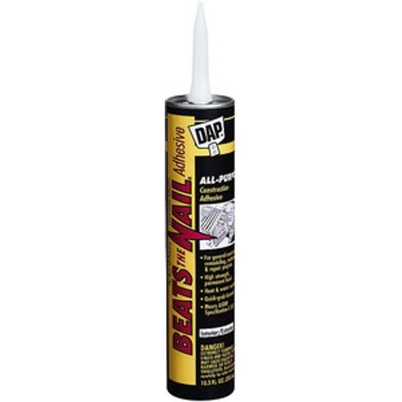 DAP 25082 10.3oz Beats The Nail All Purpose Construction Adhesive
