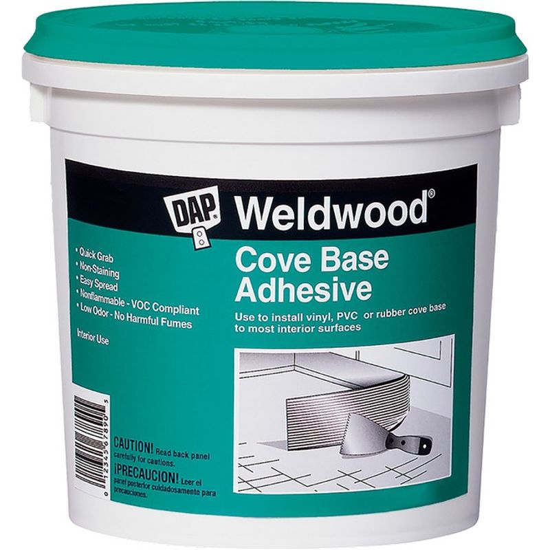 DAP 25053 qt Weldwood Cove Base Adhesive
