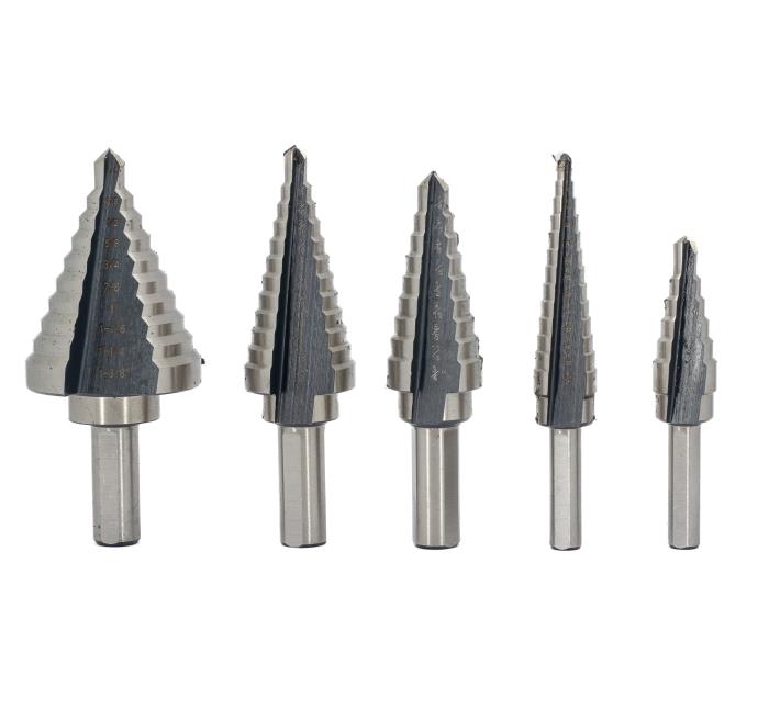 5 Piece HSS Step Drill Bit Set (Sizes #1 - #5)
